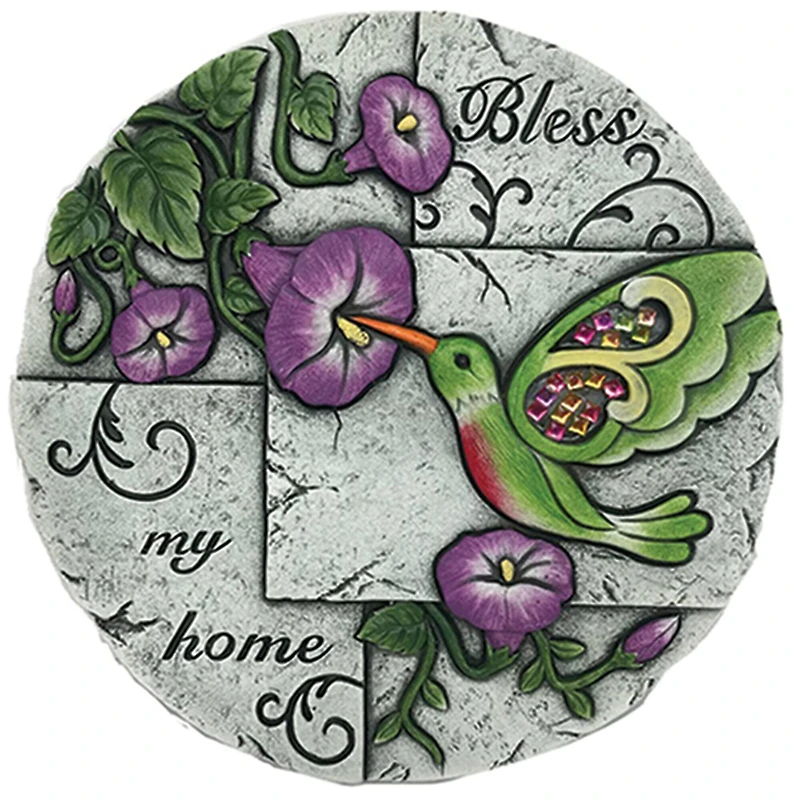 Santa's Workshop 10" Hummingbird Stepping Stone