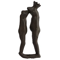 Hello Honey® 9" Black Iron Kissing Frog Prince Figurine