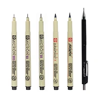 Pigma® Micron™ Manga-Comic Pro 6 Piece Set
