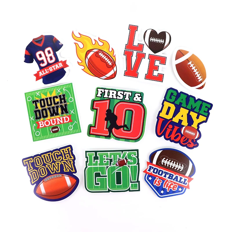 Football Vinyl Die Cut Stickers by Recollections™