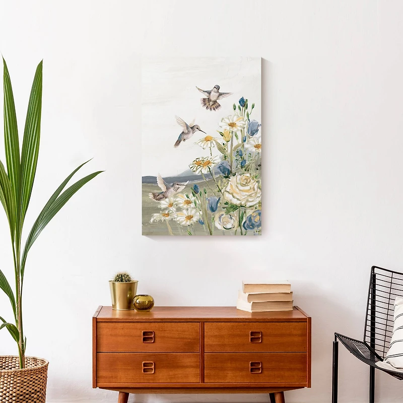 Hummingbird Haven 16" x 24" Canvas Wall Art