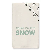Ski Lift Slopes Snow Tea Towels - Set of 2