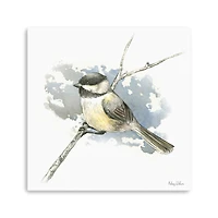 Birds Branches III Chickadee Canvas Giclee