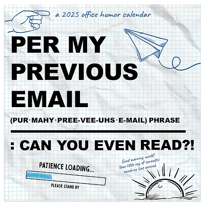 TF Publishing 2025 Per My Previous Email Mini Calendar