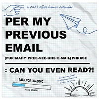 TF Publishing 2025 Per My Previous Email Mini Calendar