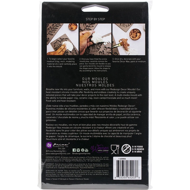 Redesign with Prima® Decor Mould® Majesty Beauty Silicone Mold