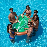 Swimline 60" Inflatable Blackjack Table Game with Water Proof Cards