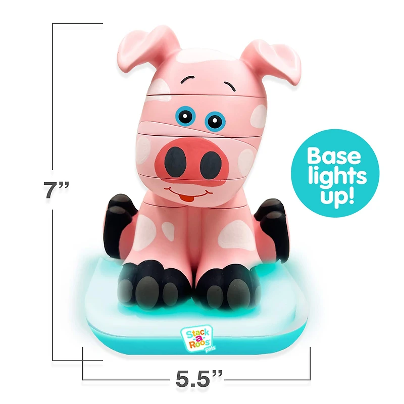 Stack-a-Roos Pals™ Baby Pig Stacking Animal Tower