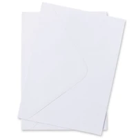 12 Packs: 50 ct. (600 total) 5.25" x 7.25" White Envelopes by Recollections™