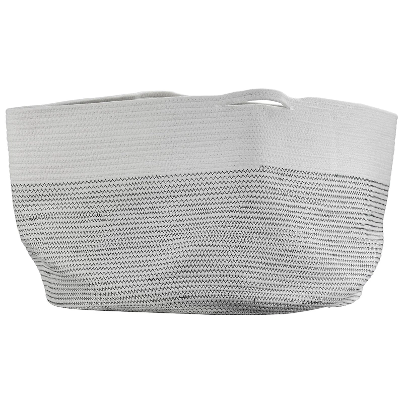 20" Woven Cotton Basket with Handles