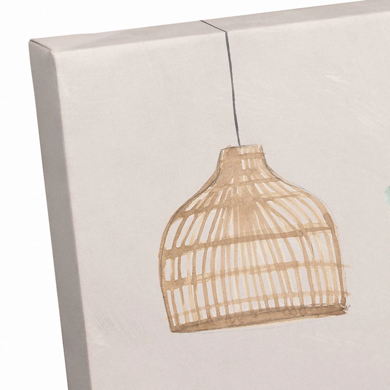 Serene Yoga Scene II 12" x 18" Canvas Wall Art