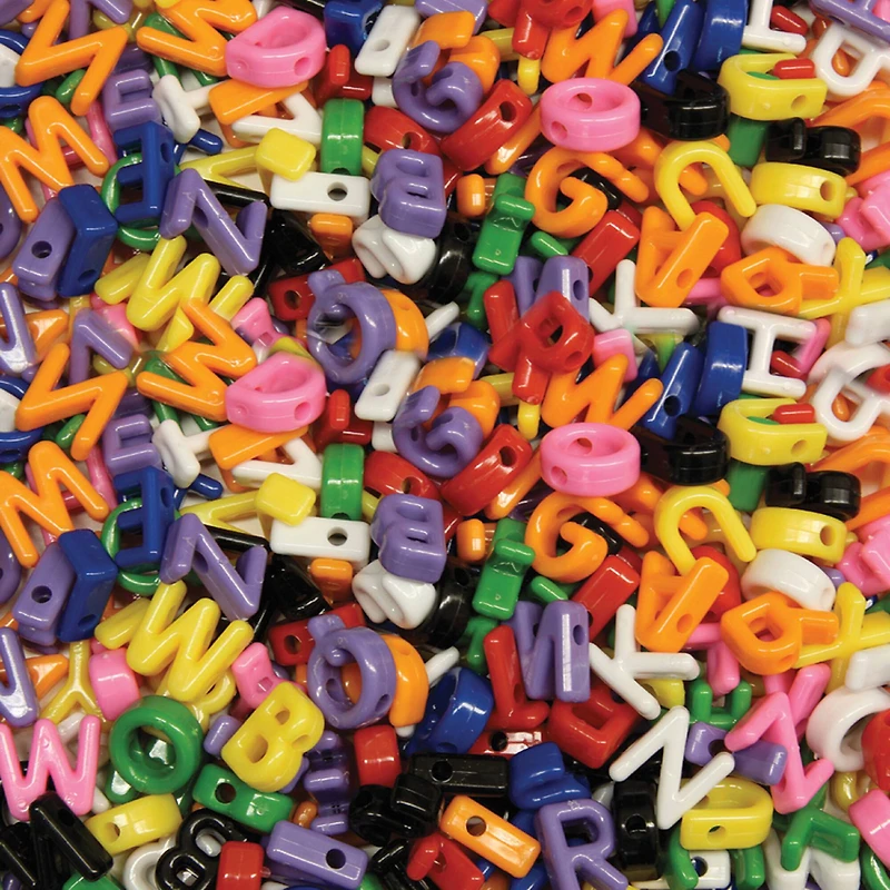 Creativity Street® Upper Case Letter Shaped Beads, 288ct.