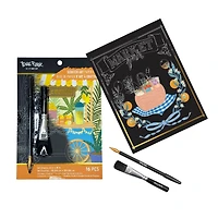 Brea Reese™ 6" x 8" Coastal Cuisine Scratch Art Paper Pad
