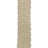 12 Pack: 1.75" x 3yd. Ivory Lace Crochet Ribbon by Celebrate It®