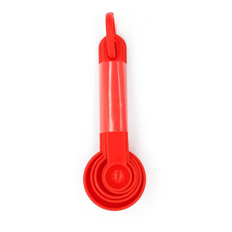 Red Measuring Spoon Set by Fab Finds