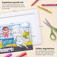Arteza® Kids Superheroes Jigsaw Puzzle Set, 32 pcs