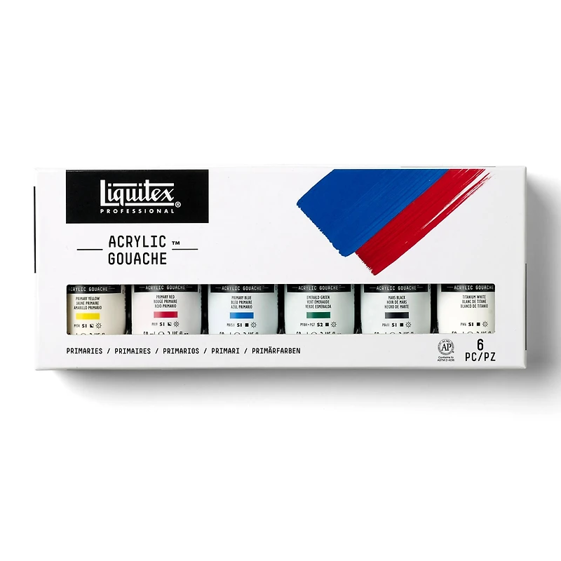 Liquitex® Professional Primaries 2oz. Acrylic Gouache, 6ct.