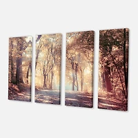 Designart - Golden Autumn Beautiful Forest