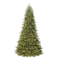 7.5ft. Pre-Lit Downswept Vienna Fir Artificial Christmas Tree, Clear Lights