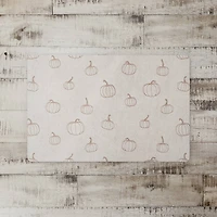 Dusty Rose Mini Pumpkin Pattern Floor Mat