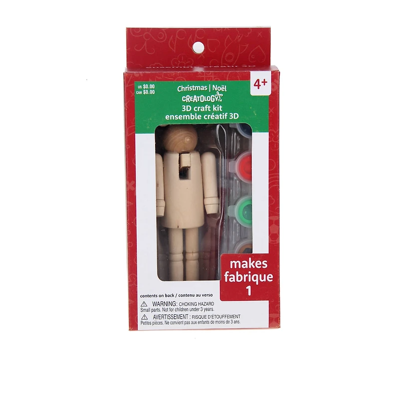 7.75" Wood Reindeer Nutcracker Kit by Creatology™