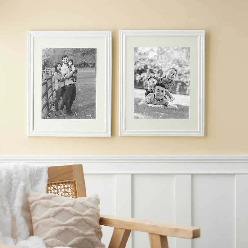 4 Packs: 2 ct. (8 total) White 11" x 14" Frame with Mat, Lifestyles by Studio Décor®