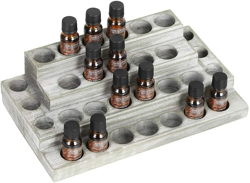 NEX™ Whitewash Essential Oils Storage for 5, 10, 15, 20mL Bottles