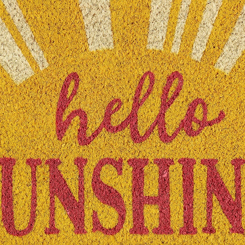 DII® Yellow Hello Sunshine Doormat