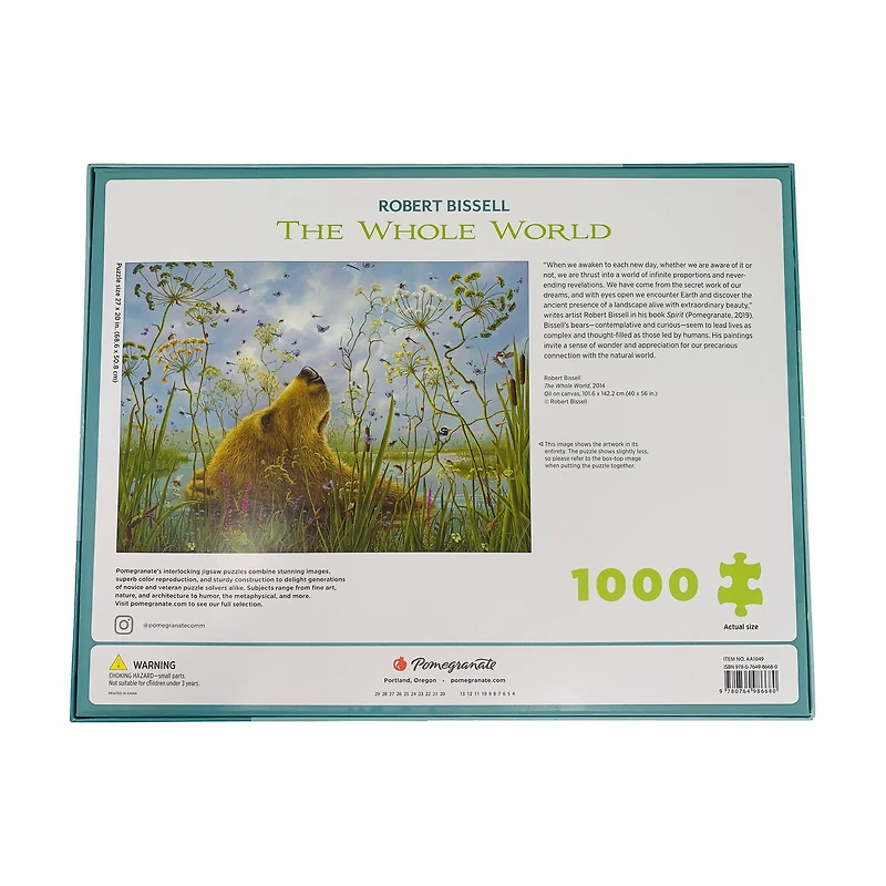 Robert Bissell - The Whole World Puzzle: 1000 Pcs