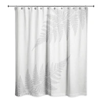 Neutral Fern 71" x 74" Shower Curtain