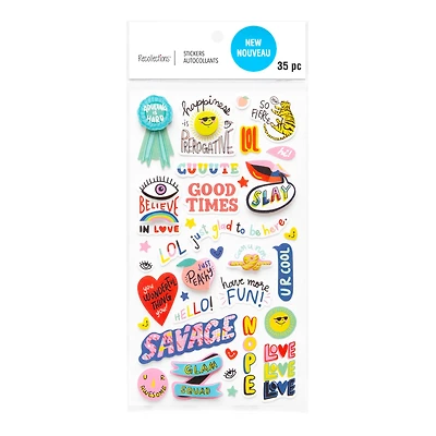 Retro Quotes Stickers by Recollections™