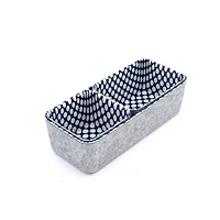 Welaxy Felt 3 Piece Polka Dot Storage Bin Set