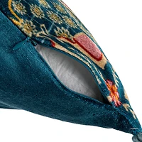 Hello Honey® 20" x 20" Tasseled Elegance Velvet Pillow