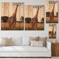 Designart - African Giraffe In The Wild I