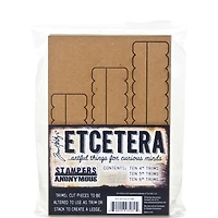 Stampers Anonymous Tim Holtz® Etcetera Thickboard Scallop Trim Set