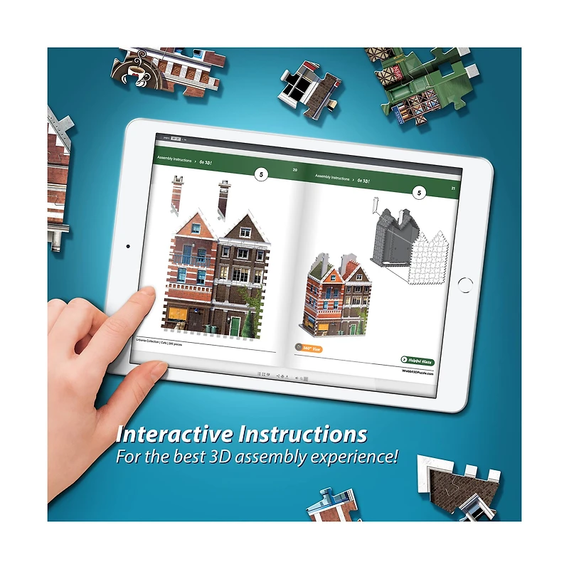 Urbania Collection - Cafe 3D Puzzle: 285 Pcs