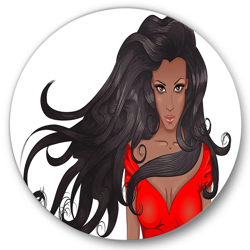 Designart - Portrait of African American Woman XIV