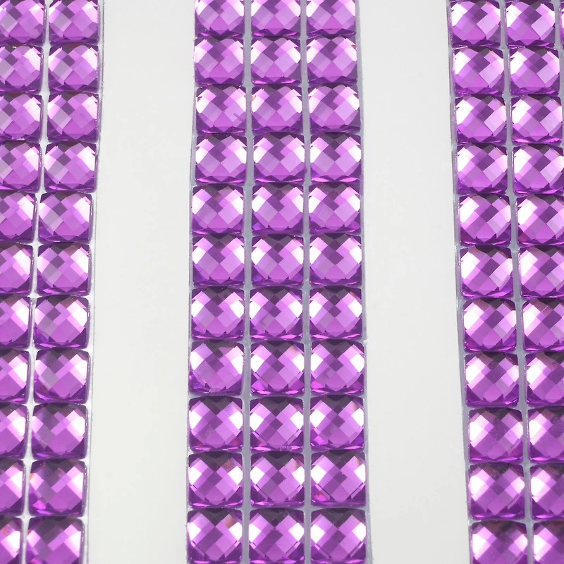 12 Packs: 3 ct. (36 total) Violet Border Bling Stickers by Recollections™