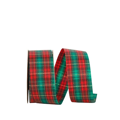 Reliant Tartan Gold Plaid Ribbon