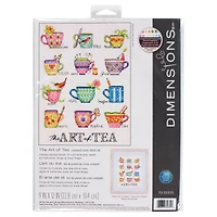 Dimensions® Counted Cross Stitch Kit, The Art of Tea