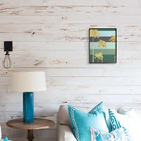 Stupell Industries Glam Tropical Palms Framed Wall Art