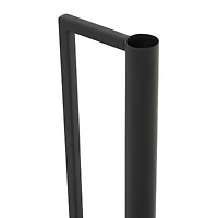 CosmoLiving by Cosmopolitan Black Metal Vase with Handles Set of 2 22", 16"