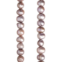 Dark Gray Pearl Potato Beads, 8mm by Bead Landing™