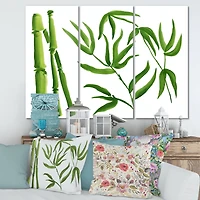 Designart - Bamboo Branches In The Forest IV
