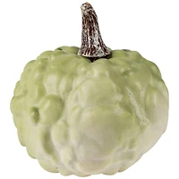 5.5"  Green Textured Pumpkin Tabletop Décor