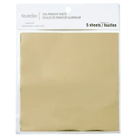 Gold Foil Transfer Sheets by Recollections™, 5.5" x 5.5"