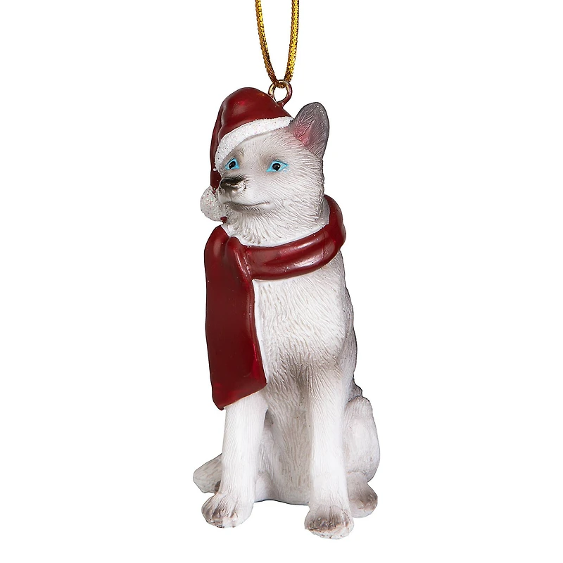 Design Toscano 3.5" Siberian Husky Ornament Sculpture