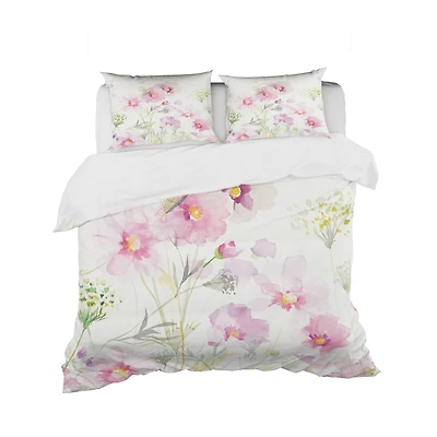 Designart 'Shabby Flower IV' Shabby Bedding Set