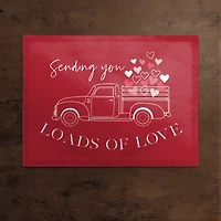 Loads of Love Truck 14" x 18" Cotton Twill Placemat