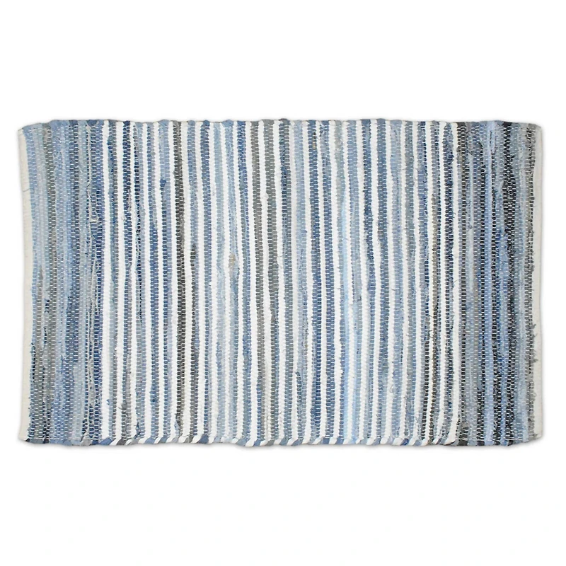 DII® Multi Denim Rag Rug, 4ft. x 6ft.